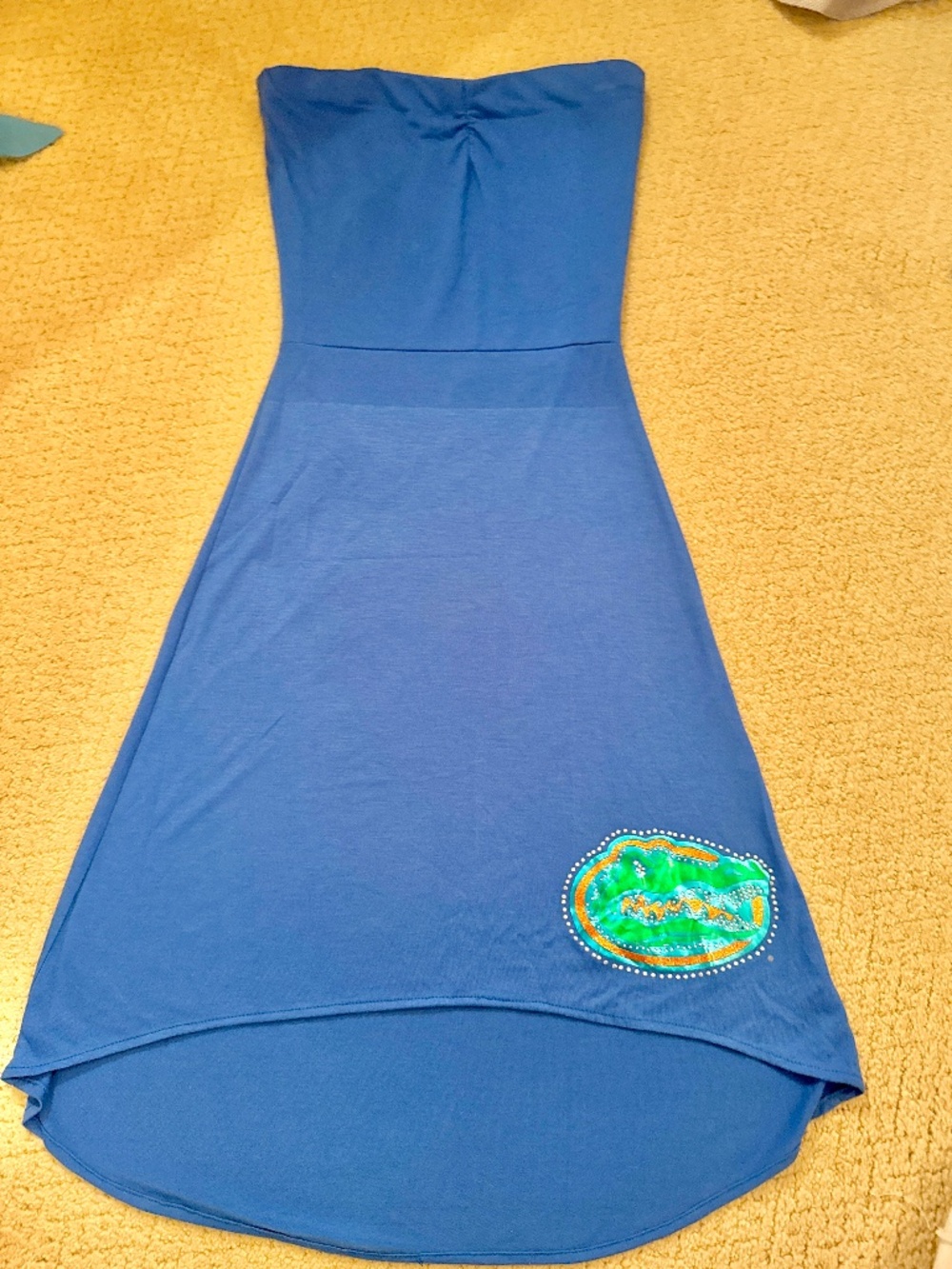 University of Florida Gators Blue Strapless Dress - XS - NWT
